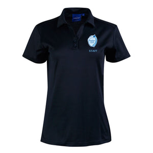 Regina Coeli Ladies Navy Staff Polo Shirt